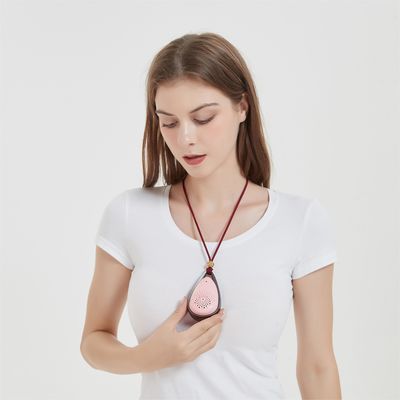 2 ساعت شارژ قابل حمل قابل پوشیدن پاک کننده هوا کوچک 20dB فیلتر هوا قابل پوشیدن