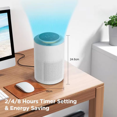 پاک کننده هوا کمکت 160*160*246 میلی متری دود دخانیات با کنترل لمسی و چراغ شب برای استفاده خانگی